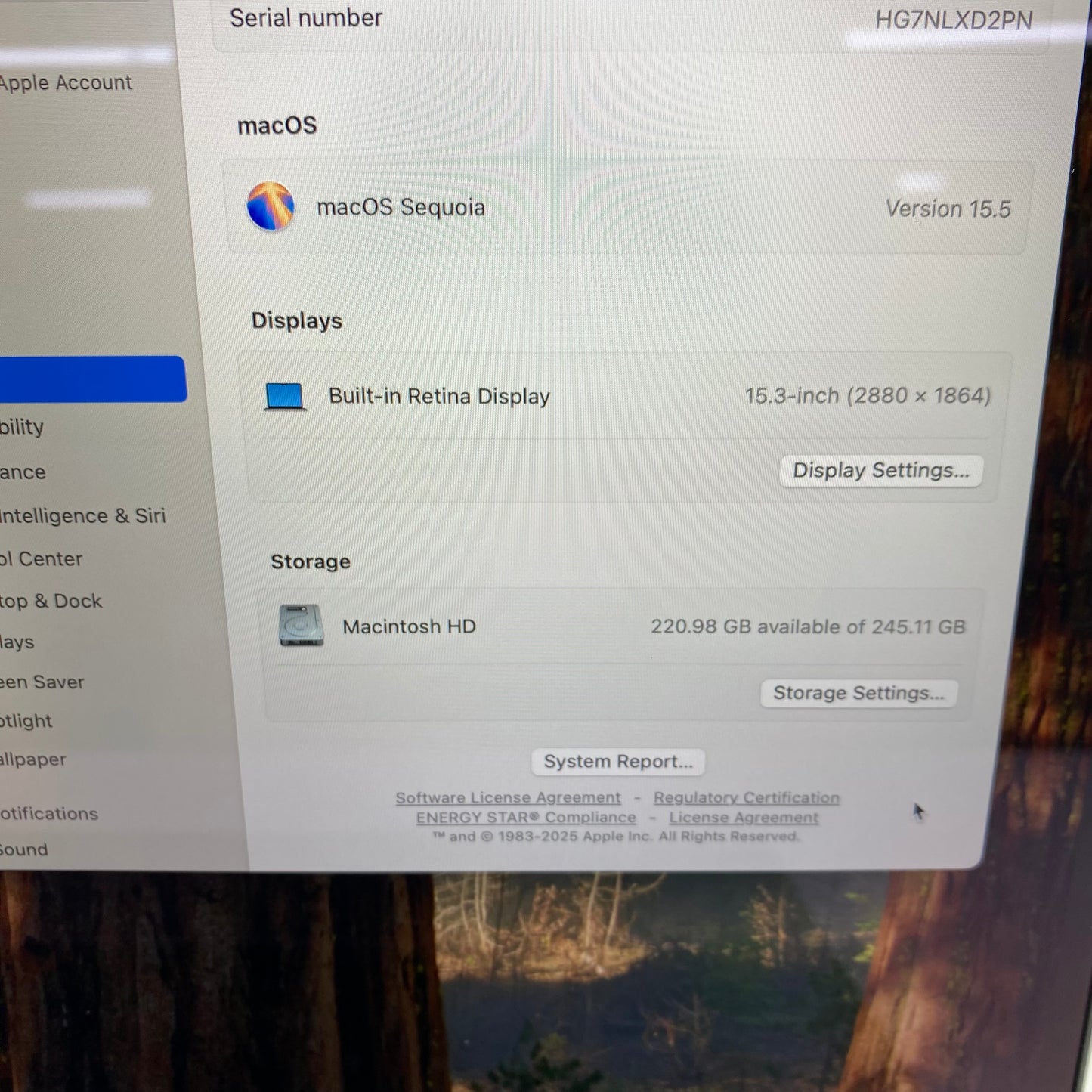 2024 Apple MacBook Air 15" M3 10C GPU 4.0GHz 16GB RAM 256GB SSD MC9D4LL/A