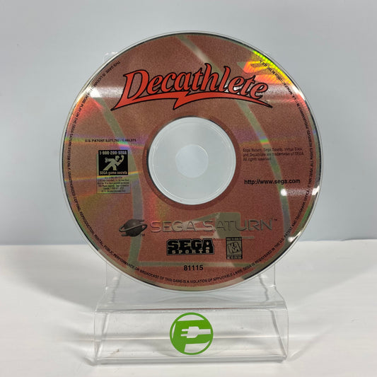 Decathlete (Sega Saturn, 1996) Disc Only