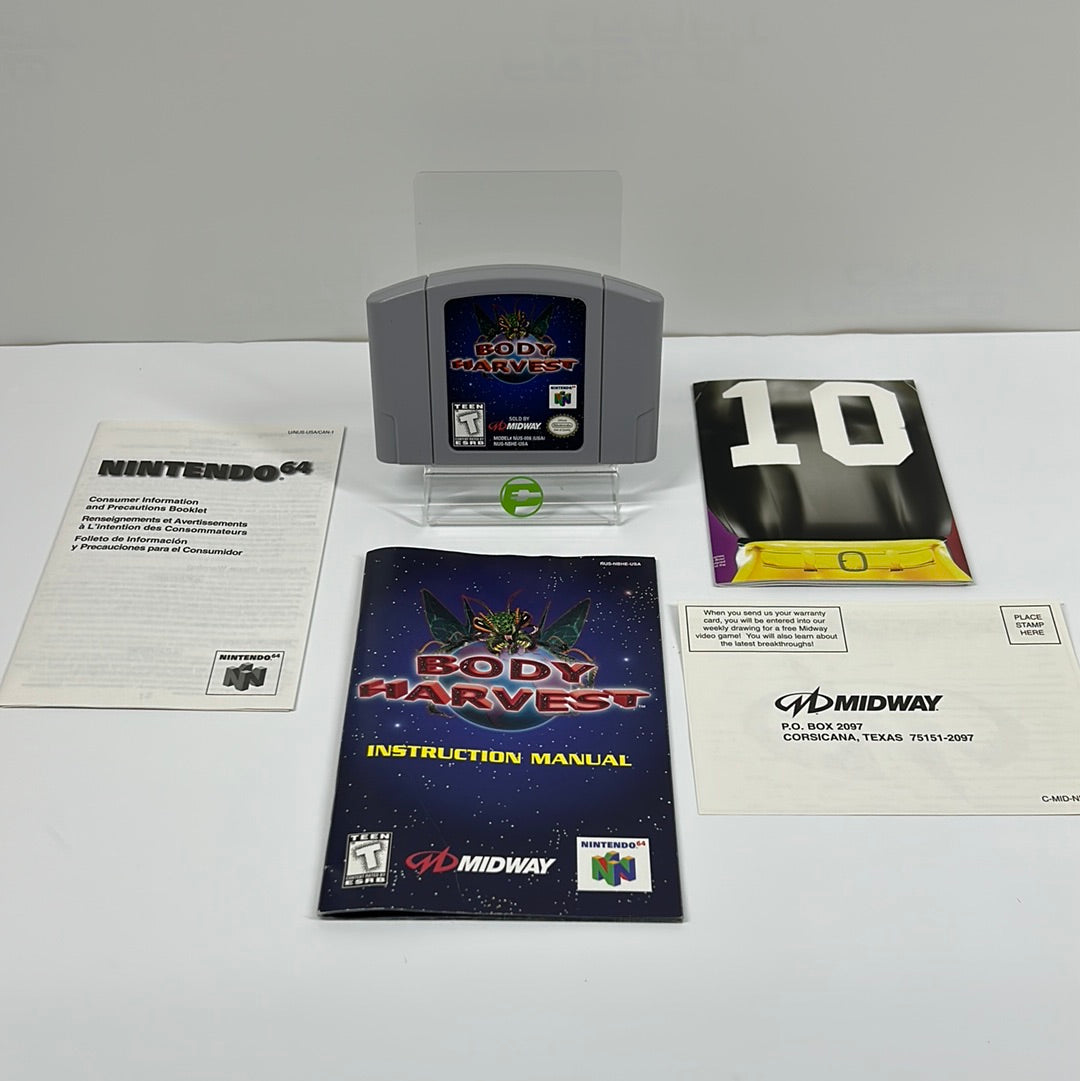 Body Harvest (Nintendo 64 N64, 1998) CIB