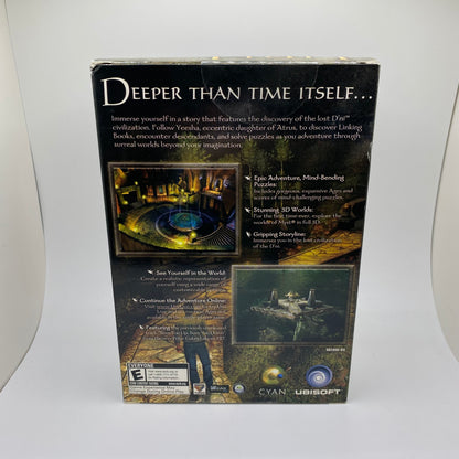 New Myst: Uru Ages Beyond Myst (Windows CD-ROM, 2003)