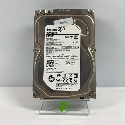 Seagate 3.5" Barracuda 3TB SATA III 6Gb/s HDD ST3000DM001 Hard Disk Drive