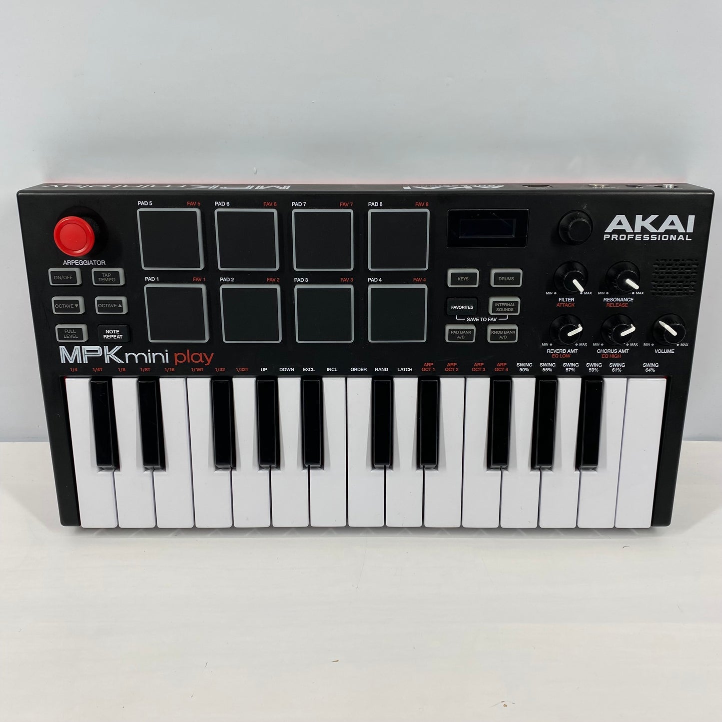 AKAI Professional MPK Mini Play 25-Key MIDI Keyboard Controller MPKMINIPLAYXUS