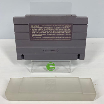 Tecmo Super Bowl (Super Nintendo SNES, 1993) Cartridge with Manual