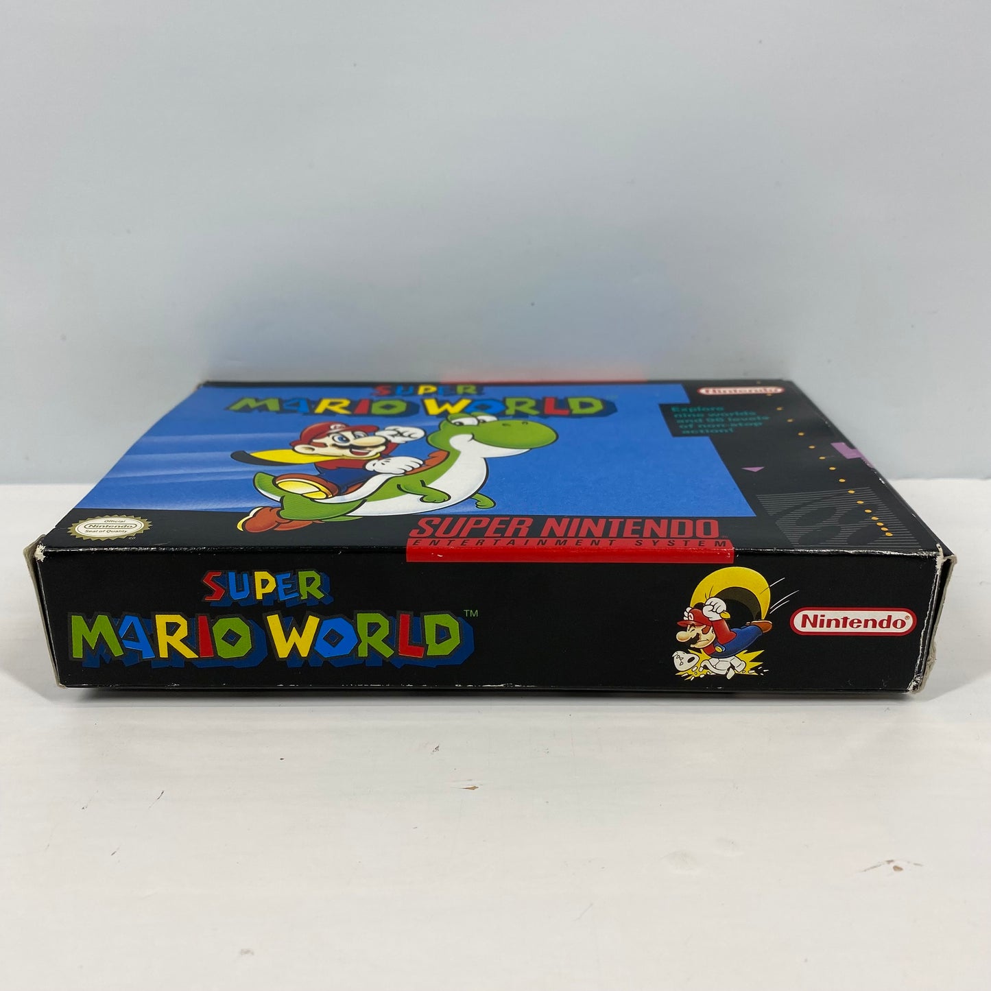 Super Mario World [First Print] (Super Nintendo SNES, 1991)