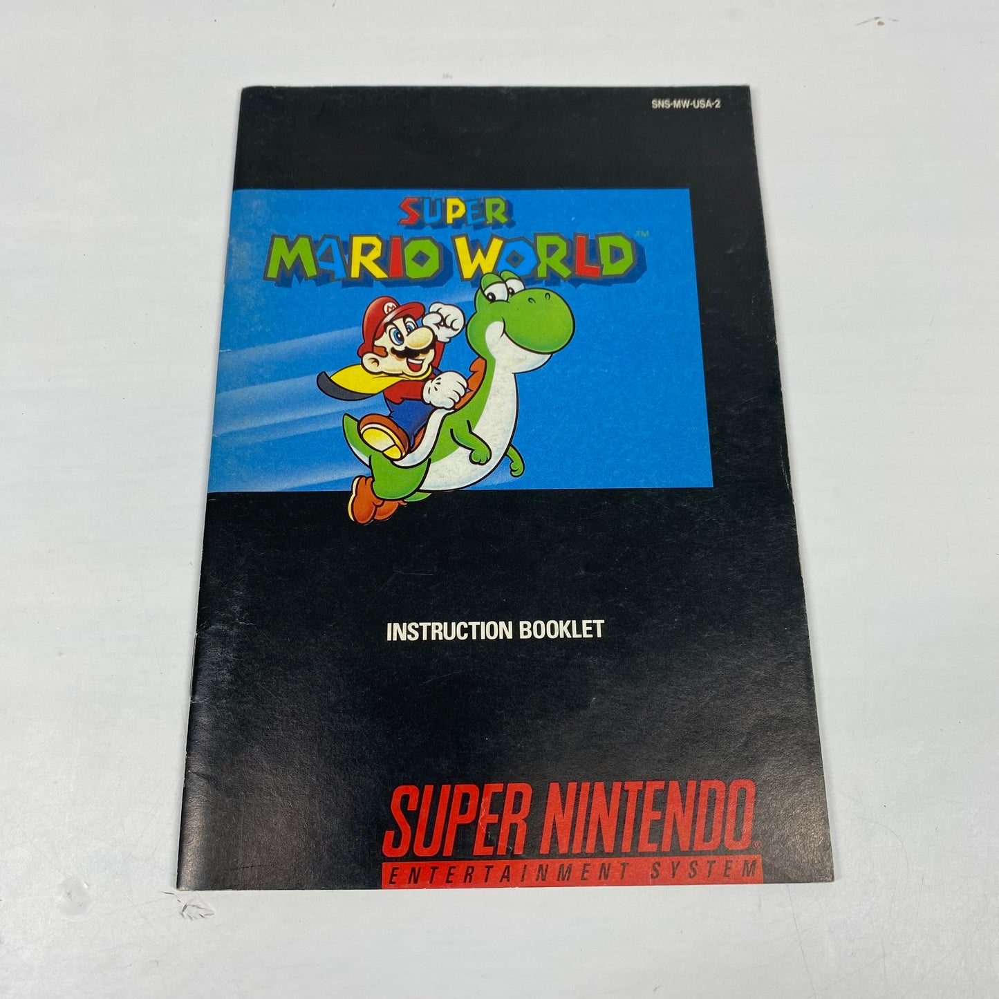 Super Mario World [First Print] (Super Nintendo SNES, 1991)