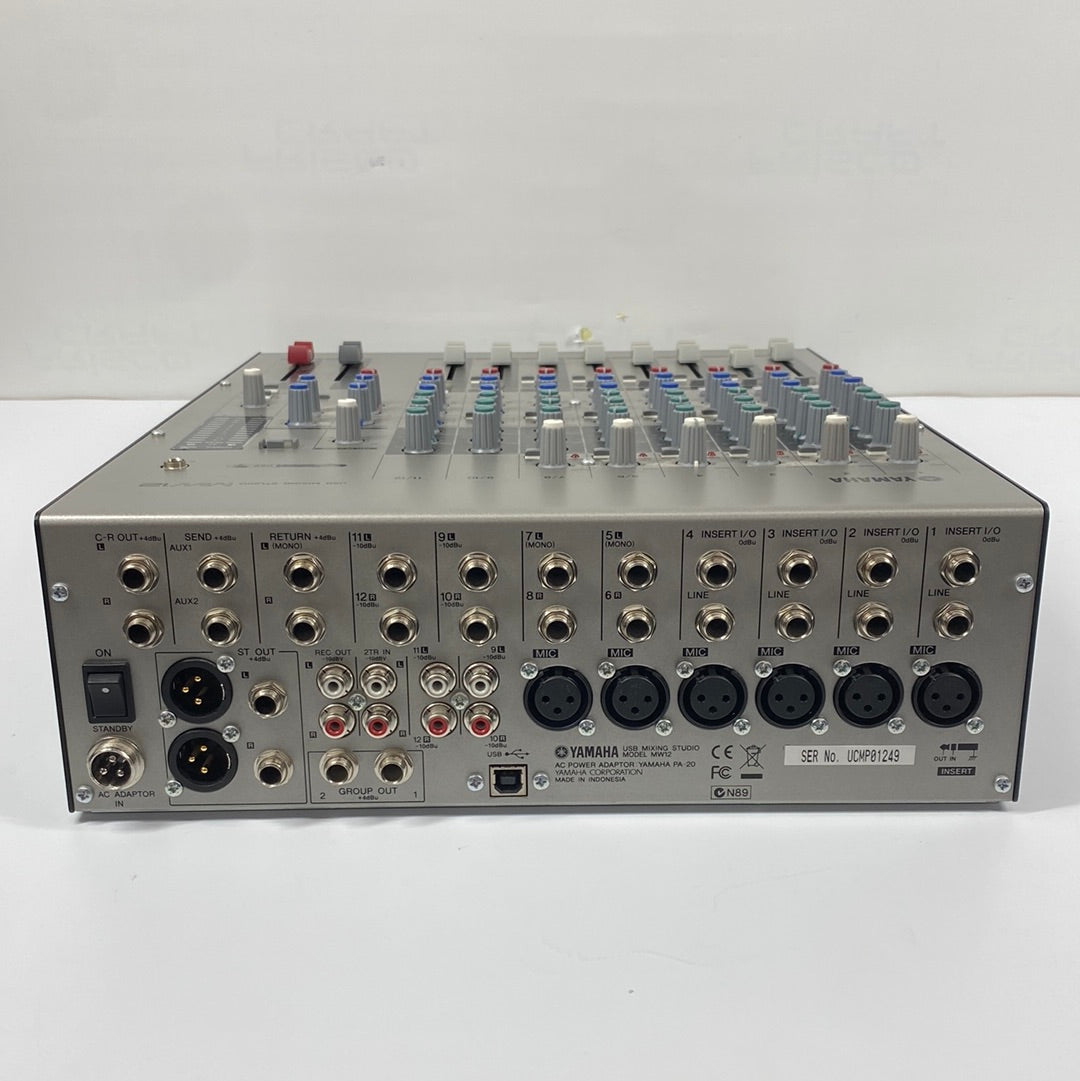 Yamaha MW12 12Channel USB Mixing Studio Unit Only PayMore Malvern