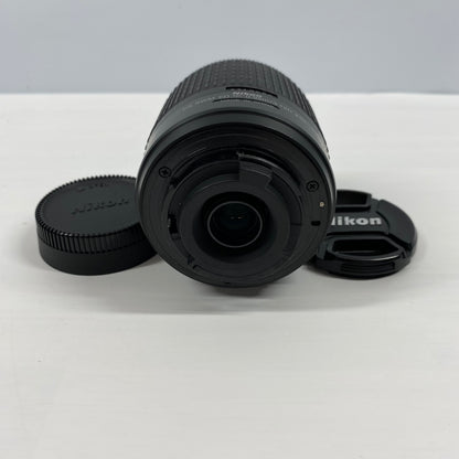 Nikon AF-S DX NIKKOR 55-200mm f/4-5.6 G ED with both Caps and Hood