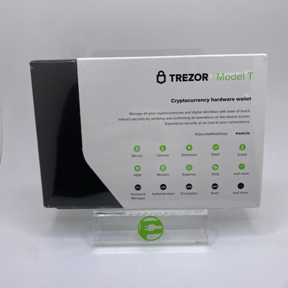 New Trezor Model T Cryptocurrency Hardware Wallet PB002