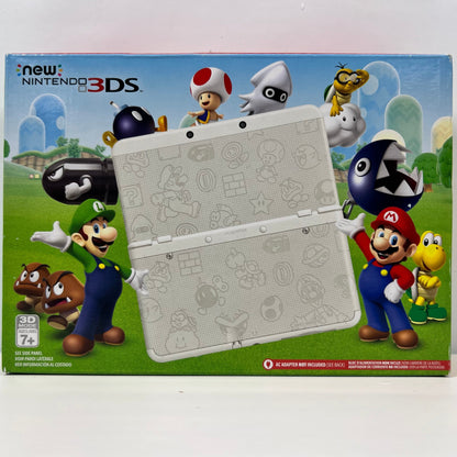 New Nintendo 3DS Handheld Game Console Super Mario White Limited Edition