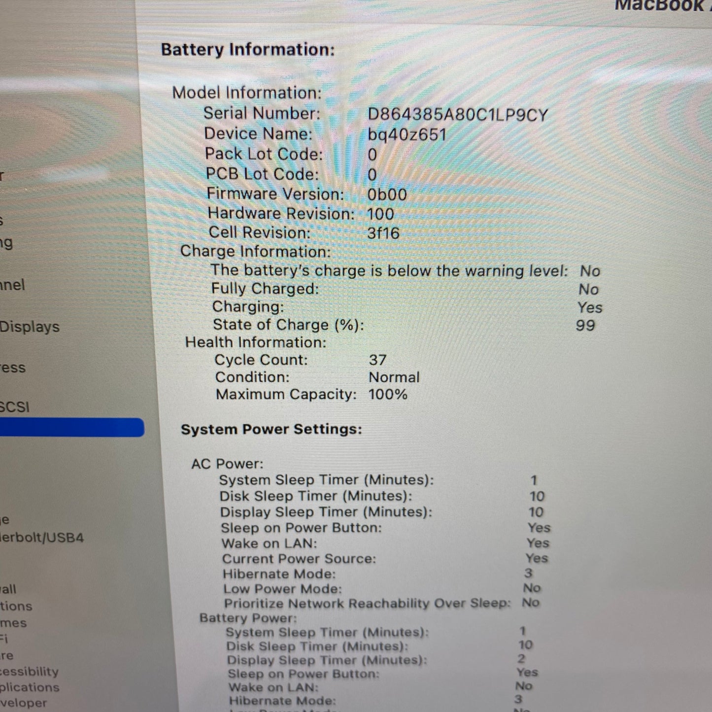 2024 Apple MacBook Air 15" M3 10C GPU 4.0GHz 16GB RAM 256GB SSD MC9D4LL/A