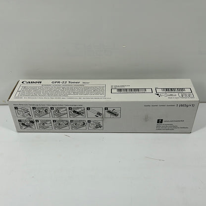 New Canon GPR-22 0386B003[AA] Black Toner Cartridge