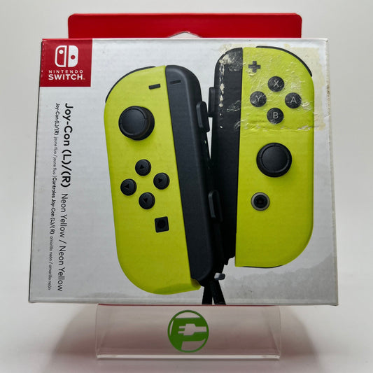 New Nintendo Switch Joy-Cons Pair Wireless Controller Neon Yellow