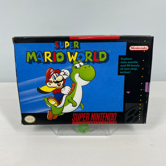 Super Mario World [First Print] (Super Nintendo SNES, 1991)