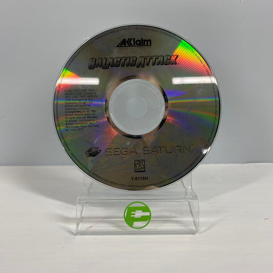 Galactic Attack (Sega Saturn, 1994) Disc Only