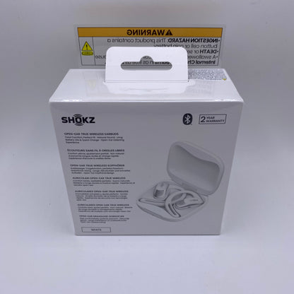 New Shokz OpenFit Air Wireless Bluetooth Earbuds White T511