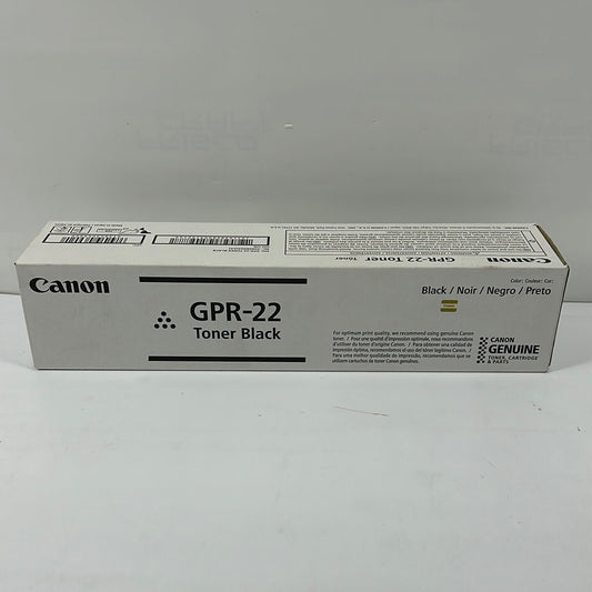 New Canon GPR-22 0386B003[AA] Black Toner Cartridge