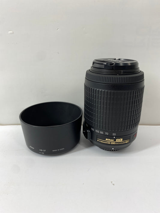 Nikon AF-S NIKKOR 55-200mm f/4-5.6 G ED VR Telephoto Zoom Lens