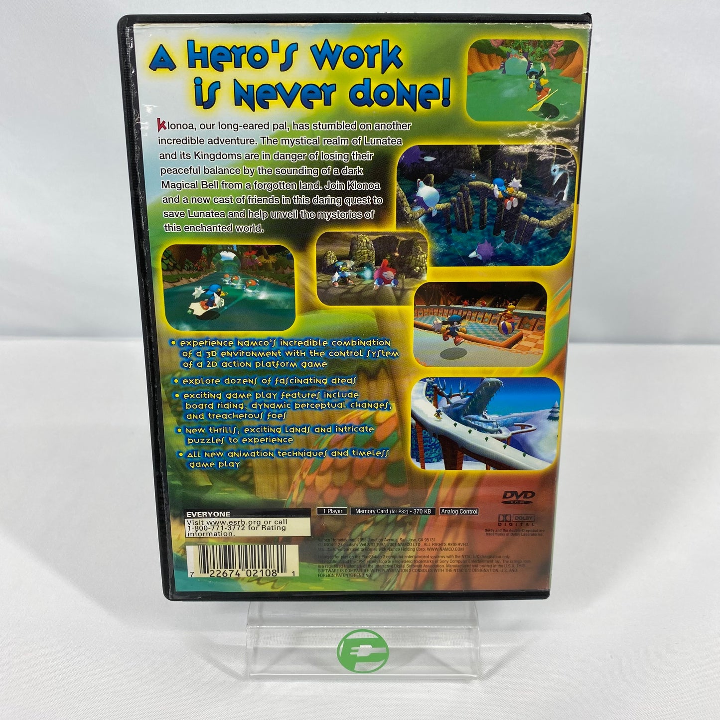 Klonoa 2 (Sony PlayStation 2 PS2, 2001)