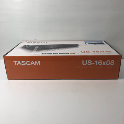 Tascam 16 IN/8 OUT Rackmount USB Audio/ MIDI Interface US1608