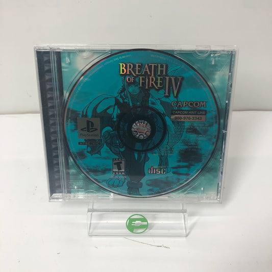 Breath of Fire IV  (Sony PlayStation 1 PS1,  2000)  Disc Only