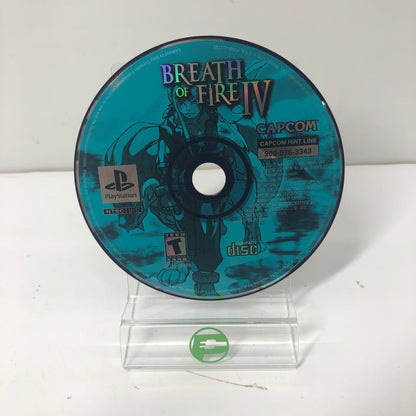 Breath of Fire IV  (Sony PlayStation 1 PS1,  2000)  Disc Only