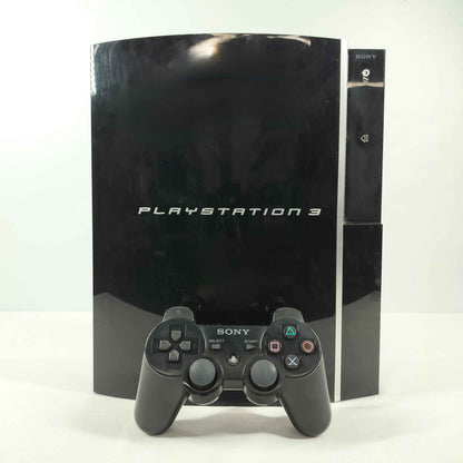 Sony PlayStation 3 Fat PS3 80GB Black Console Gaming System CECHL01
