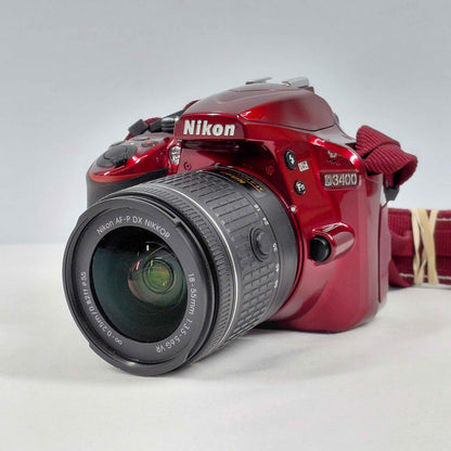 Nikon D3400 24MP Digital SLR DSLR Camera With 18-55mm lens 1426 Shutter Count