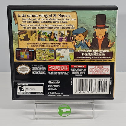 Professor Layton and the Curious Village (Nintendo DS, 2008)