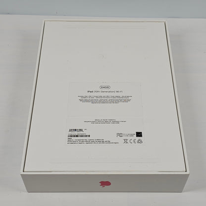 WiFi Only Apple iPad 10th Gen 64GB Pink MPQ33LL/A