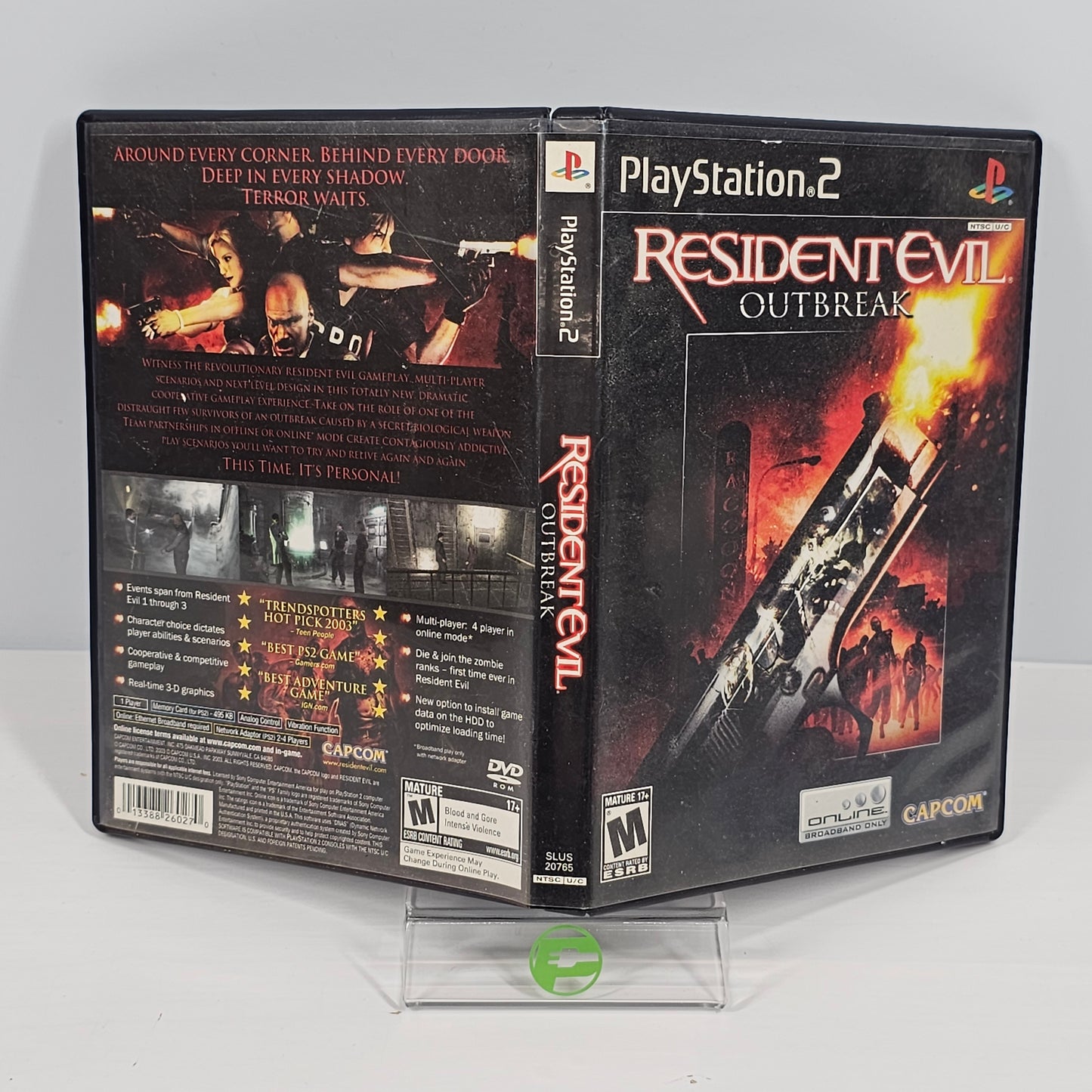 Resident Evil Outbreak (Sony PlayStation 2 PS2, 2004)