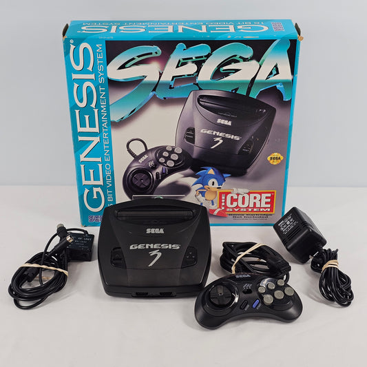 Sega Genesis 3 Video Game Console Black MK-1461
