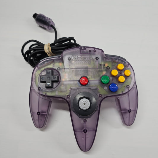 Nintendo 64 N64 Original Wired Controller NUS-005 Atomic Purple