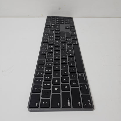 Apple Magic Keyboard with Numeric Keypad Wireless Space Gray A1843 MRMH2LL/A