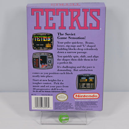 Tetris (Nintendo NES, 1989) Cartridge Only