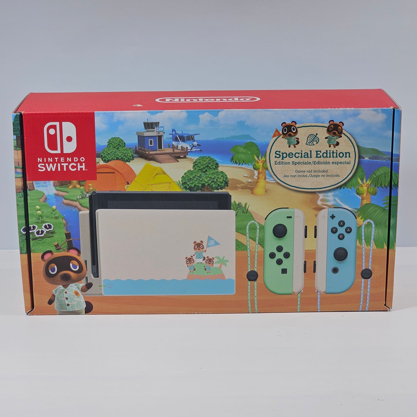 New Nintendo Switch v2 Video Game Console HAC-001(-01) Animal Crossing Edition