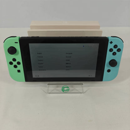 Nintendo Switch v2 Video Game Console HAC-001(-01)  Animal Crossing Edition