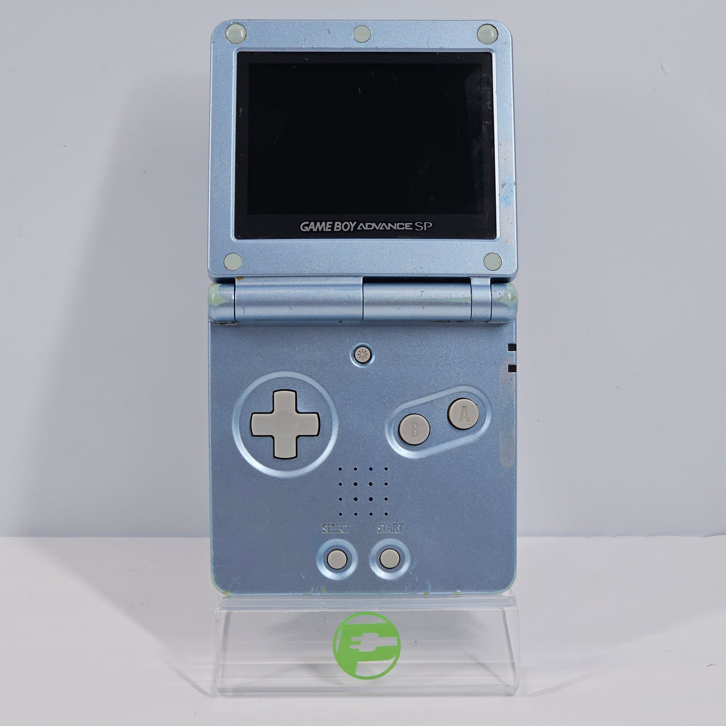 Nintendo Game Boy Advance SP Handheld Game Console Only AGS-101 Pearl Blue