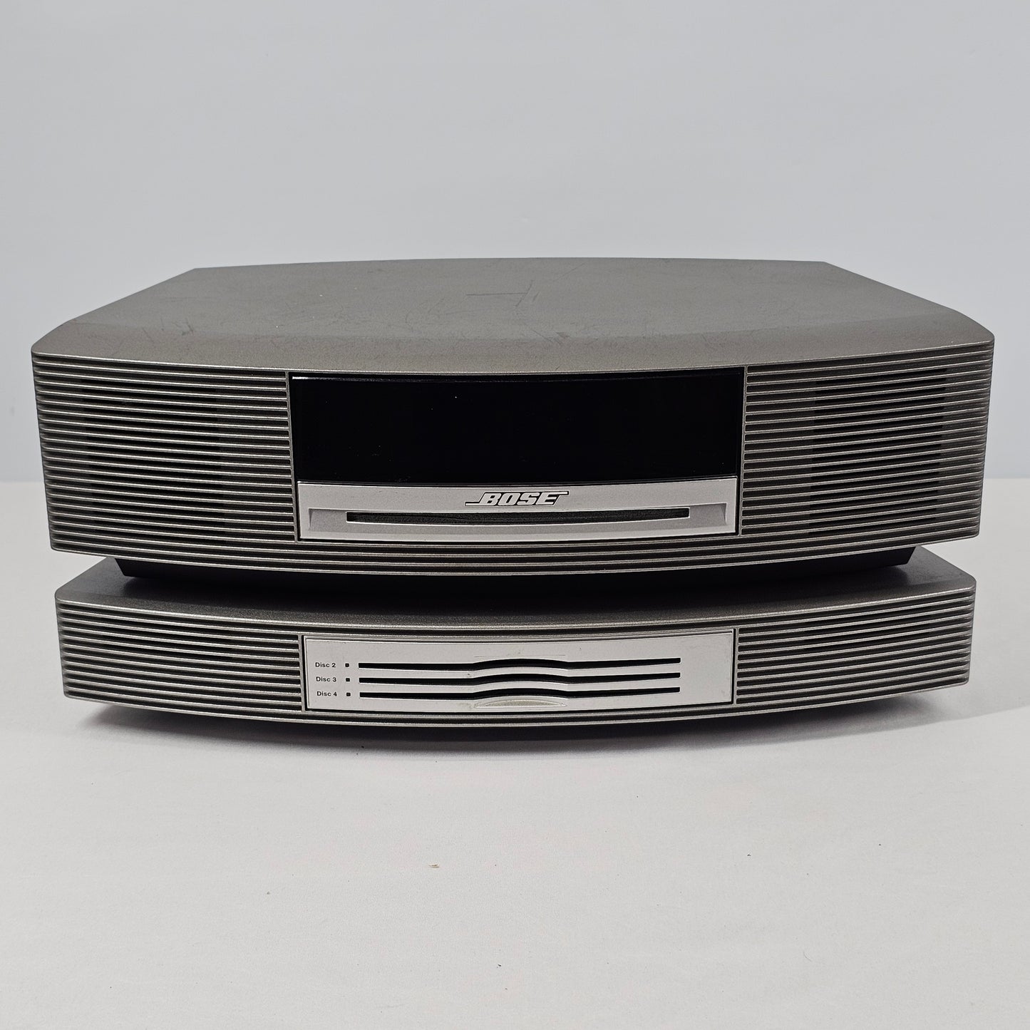 Bose Wave Music System AM/FM Radio and CD Player Silver AWRCC1 With CD Changer